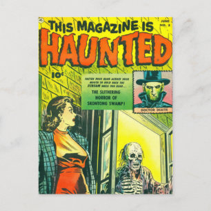 ヴィンテージハロウィーン漫画本 ポストカード