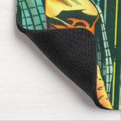 ヴィンテージハロウィーン漫画本 マウスパッド (コーナー)