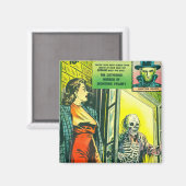 ヴィンテージハロウィーン漫画本 マグネット (正面/裏面)