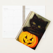 ヴィンテージハロウィーン猫とジャック・オランタン プランナー手帳 (ディスプレー)