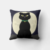 ヴィンテージハロウィーン猫枕 クッション (裏面)