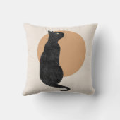 ヴィンテージハロウィーン猫 クッション (裏面)