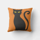 ヴィンテージハロウィーン猫 クッション (裏面)