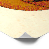 ヴィンテージハロウィーン猫 ポスター (角)