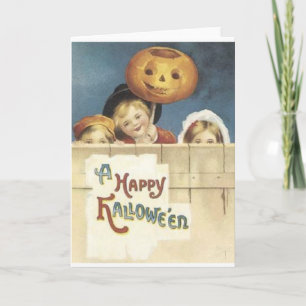 ヴィンテージハロウィーン用グリーティングカード カード
