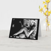 ヴィンテージハロウィーン用グリーティングカード カード (黄色い花)