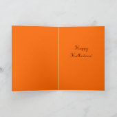 ヴィンテージハロウィーン用グリーティングカード カード (内部)