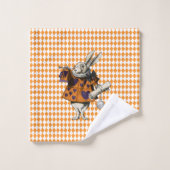 ヴィンテージハロウィーン白うさぎアリスinワンダーランド バスタオルセット (ウォッシュタオル)