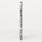 ヴィンテージハロウィーン白黒 Case-Mate iPhoneケース (裏面/右)