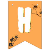 ヴィンテージハロウィーン衣装テーマ誕生日パーティー バンティングフラッグ (第2の旗)