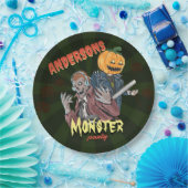 ヴィンテージハロウィーン衣装テーマ誕生日パーティー ペーパープレート (パーティー)