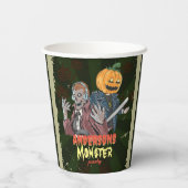 ヴィンテージハロウィーン衣装テーマ誕生日パーティー 紙コップ (裏面)