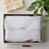 ヴィンテージハロウィーン赤デビルヘッド 薄葉紙 (ギフト)