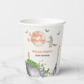 ヴィンテージハロウィーン醸造カルドロンベイビーシャワー 紙コップ (裏面)