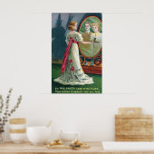 ヴィンテージハロウィーン魔女と女性パーティーポスター ポスター (キッチン)