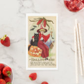 ヴィンテージハロウィーン魔女と黒猫 (インサイチュ)