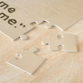 ヴィンテージハロウィーン魔女と黒猫 ジグソーパズル (側面)