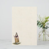 ヴィンテージハロウィーン魔女の文房具 便箋 (スタンド正面)