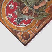 ヴィンテージハロウィーン魔女キャスティングスペルと杖 薄葉紙 (詳細)