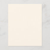 ヴィンテージハロウィーン魔女パーティー、ハローウィンパーティ チラシ (裏面)