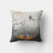 ヴィンテージハロウィーン魔女ピロー クッション (裏面)