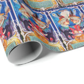 ヴィンテージハロウィーン魔女ブラックキャッツパーティーラップ ラッピングペーパー (ロールコーナー)