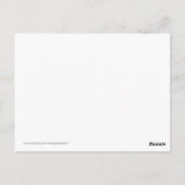 ヴィンテージハロウィーン魔女ブラックキャットポストカード ポストカード (裏面)