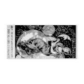 ヴィンテージハロウィーン魔女ポスター ラバースタンプ (インプリント)