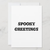 ヴィンテージハロウィーン魔女ポスター 招待状 (裏面)