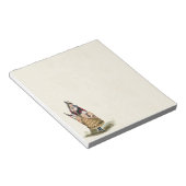 ヴィンテージハロウィーン魔女メモ帳 ノートパッド (アングル)