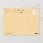 ヴィンテージハロウィーン魔女 ポストカード (裏面)