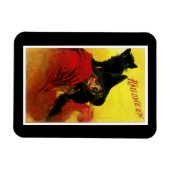 ヴィンテージハロウィーン魔女 マグネット (横)