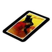 ヴィンテージハロウィーン魔女 マグネット (左側)