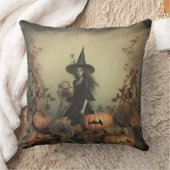 ヴィンテージハロウィーン魔術(3) クッション (ブランケット)