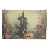 ヴィンテージハロウィーン魔術(3) 枕カバー (裏面-左)