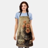 ヴィンテージハロウィーン魔術(4) エプロン (着用した状態)