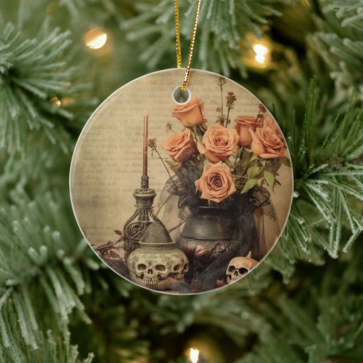 ヴィンテージハロウィーン魔術(4) セラミックオーナメント (ツリー)