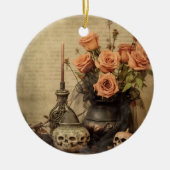 ヴィンテージハロウィーン魔術(4) セラミックオーナメント (正面)