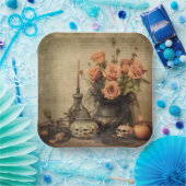 ヴィンテージハロウィーン魔術(4) ペーパープレート (パーティー)