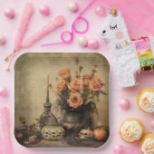 ヴィンテージハロウィーン魔術(4) ペーパープレート (パーティー)