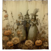 ヴィンテージハロウィーン魔術(5) シャワーカーテン (正面)