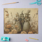 ヴィンテージハロウィーン魔術(5) 薄葉紙 (クラフト)