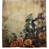 ヴィンテージハロウィーン魔術(7) シャワーカーテン (正面)