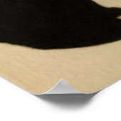 ヴィンテージハロウィーン黒猫パーティーデコールポスター ポスター (角)