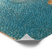 ヴィンテージハロウィーン黒猫 ポスター (角)