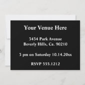 ヴィンテージハロウィーン·ウィッチズ·ブリュー&フクロウ 招待状 (裏面)