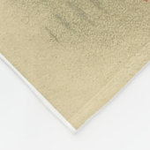 ヴィンテージハロウィーン – ジャック・オ・ランタンの上 フリースブランケット (角)