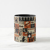 ヴィンテージハロウィーン、ハロウィーンの懐かしさ マグカップ (中央)