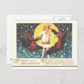 ヴィンテージハロウィーン ポストカード (正面/裏面)