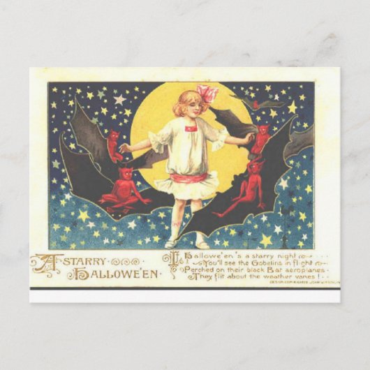 ヴィンテージハロウィーン ポストカード (正面)